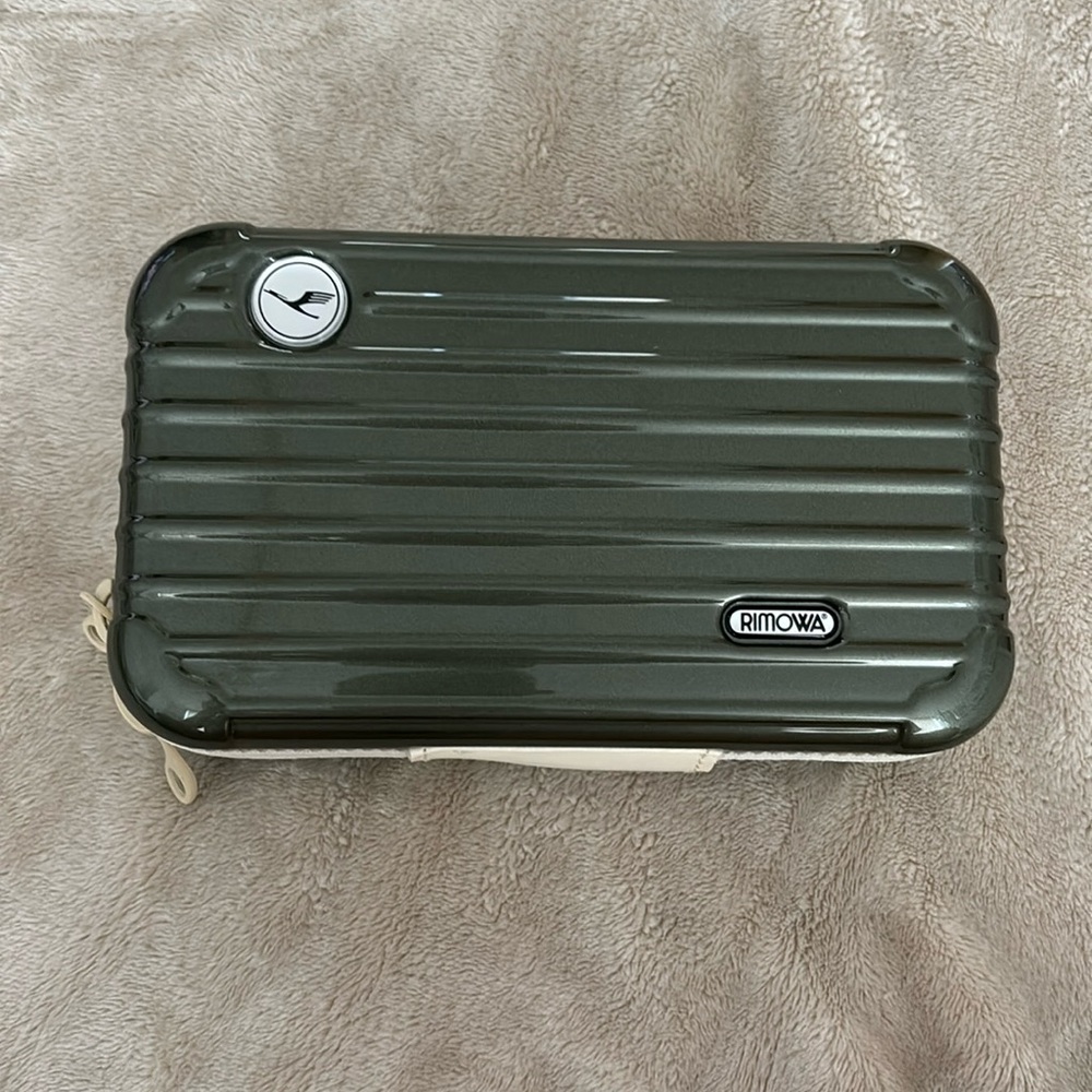RIMOWA mini case green and beige